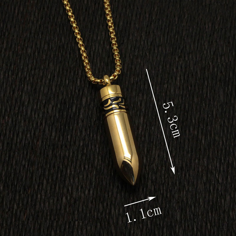 Three sales bullet necklace