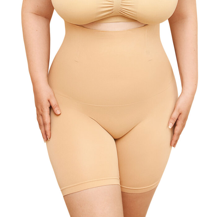 Women High Waist Tummy Control Panties Shapewear Butt Lifter Body Shaper  Slimming Briefs, Beige, XS